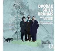 Claire Chevallier & Jos Van Immerseel – Dvorak, Grieg, Brahms: Music for Piano Four Hands