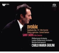 Antonin Dvorák : Dvorák: Symphonies Nos. 7-9/Cello Concerto/Scherzo Capriccioso