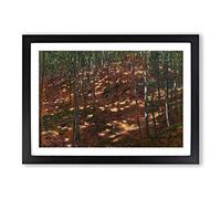 Antonin Slavicek The Trees Framed Print | A2 Oak Framed Wall Art | Ready to Hang | Modern Floral Picture | Living Room Bedroom Lounge Office