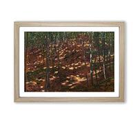 Antonin Slavicek The Trees Framed Print | A2 Oak Framed Wall Art | Ready to Hang | Modern Floral Picture | Living Room Bedroom Lounge Office