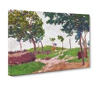 Antonin Slavicek The Wind Blowing Canvas Print | Gallery Wrapped 30mm Frame Wall Art | 20x14 inches | Ready to Hang | Modern Picture | Living Room Bedroom Lounge Office