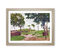 Antonin Slavicek The Wind Blowing Classic Painting Framed Print | A4 Oak Framed Wall Art | Ready to Hang | Classic Historical Picture | Living Room Bedroom Lounge Office