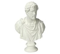 Antoninus Pius Roman Emperor Bust Head Hard Plaster Statue Sculpture Museum Copy