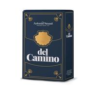 Antonio Anaut | 360g Metal Box with Classic Crumbly Cookies | Shell of the Way of Saint James | Craft Gift Idea | Selection 18 Carati