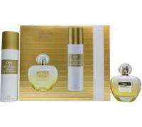 Antonio Banderas Her Golden Secret Gift Set 80ml EDT + 150ml Deodorant Spray