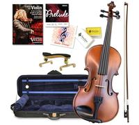 Antonio Giuliani Etude Violin Outfit 4/4 Full Size By Kennedy Violins - Carrying Case and Accessories Included - Solid Maple Wood and Ebony Fittings