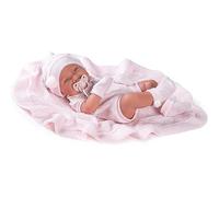 Antonio Juan Vinyl Doll, 42 cm, with Cover,Pink