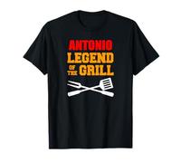 Antonio Name The Legend Of The Grill Funny Grilling T-Shirt