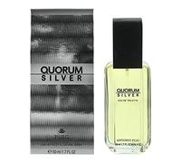 Antonio Puig Quorum Silver Eau de Toilette Spray, 50 ml
