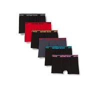 ANTONIO ROSSI (3/6 Pack) Men's Fitted Boxer Hipsters - Mens Boxers Shorts Multipack with Elastic Waistband - Cotton Rich, Comfortable Mens Underwear, Dark Assorted (6 Pack), S
