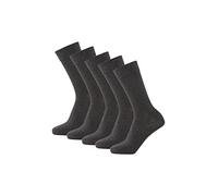 Antonio Rossi (5/10/20-Pack) Plain Unisex Socks | Comfortable Charcoal & Black Socks for Men & Women | Cotton Socks Suitable for Work & Casual Wear | Breathable, Stain Resistant, Smart Dress Sock