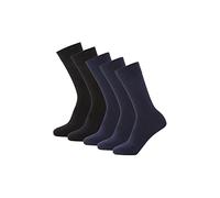 Antonio Rossi (5/10/20-Pack) Plain Unisex Socks | Comfortable Charcoal & Black Socks for Men & Women | Cotton Socks Suitable for Work & Casual Wear | Breathable, Stain Resistant, Smart Dress Sock