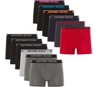 ANTONIO ROSSI Mens (12-pack) Hipsters Fitted Boxer, Dark Assorted, 3XL UK