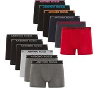 Antonio Rossi Mens Boxers 12 Pack, Cotton Boxer Shorts Multipack, Breathable Underwear, Comfortable, Stretch Fit Briefs For