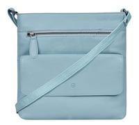 Antonio Valeria Piper Leather Crossbody Bag, Nappa Pastel Blue, M