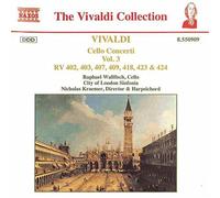 Wallfisc - VIVALDI: Cello Concertos, Vol. 3