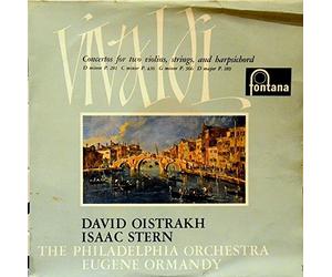 Antonio Vivaldi , Isaac Stern , David Oistrach , Eugene Ormandy - Concertos For 2 Violons, Strings And Harpsichord