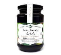 Antonio's CERTIFIED ORGANIC RAW OAK HONEY (500g) - Antibacterial Properties, Raw & Unpasteurised, Tree Honey Sustainably Harvested - The Raw Honey Shop