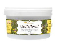 Antonio's RAW CERTIFIED ORGANIC MULTIFLORAL HONEY, 3kg - The Raw Honey Shop