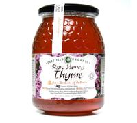 Antonio's Raw Certified Organic Thyme Honey 1kg - Premium Quality Wilderness Honey/Pure, Antibacterial, Cold Pressed & Unpasteurised/The Raw Honey Shop