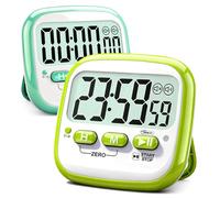Antonki 2 Pack 24-Hour Digital Timer for Kids Teacher Classroom Kitchen