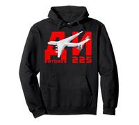 Antonov AN-225 CCCP Soviet USSR aircraft Soviet aviation Pullover Hoodie