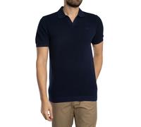 Antony Morato Men's Logo Soft Yarn Polo Shirt, Blue