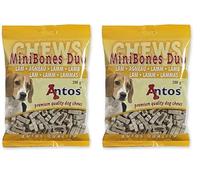 Antos Mini Bones Lamb Dog Treats, 200 g (Pack of 2)