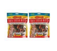 Antos Mixed Brushes Vegetable Based Dog Chews - 2 Tubs of 50 Chews (100 Chews in Total)