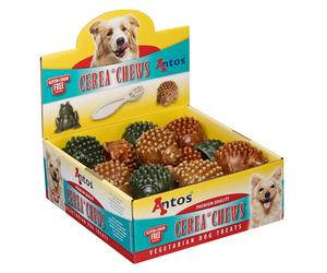 Antos / Nova Small & Large Cerea Hedgehog - Veggie Dog Treat Chew Natural