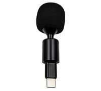 ANTOVSO Bendable 3.5mm Microphone Portable Small Mic For Sound Card Recorder Cellphone Smartphone