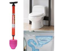 ANTOVSO Toilet Plunger, Toilet Plungers for Unblocking (High Pressure), Drain Clogs Remover for Bathroom Kitchen, Strong Power Sink Unblocker Tool, Toilet Cleaning Tool