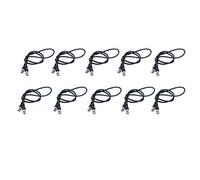 Antrader RG58 3 Feet 50-Ohm BNC Male to BNC Male Coaxial Cable Pack of 10