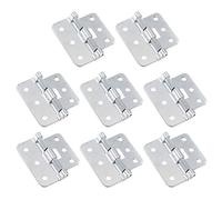 Antrader Steel Take Apart Hinges, Take-Apart/Lift Off Hinge Door Hinges 2.28" x 2" Chrome Flight Case Detachable Hinge Link Set of 8