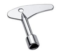 Antrader Triangle Spanner Key, Matel Triangular Lock Keys Socket Universal Utility Keys for Elevator Emergency Lift Door Triangle Panel Lock