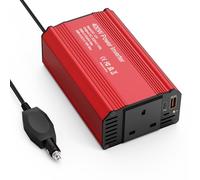ANTREATU 400W Car Power Inverter DC 12V to AC 240V/230V Modified Sine Wave Voltage Converter with PD65W USB-C, QC3.0 USB-A ＆ 1 UK Socket, Fast Charging Converter with Car Cigarette Lighter