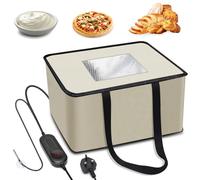 ANTREATU Bread Dough Proofing Box with Heater & NTC Sensor, Adjustable Temperature 10-45°C & Timer 1-48 Hours, Electric Bread Proofer for Sourdough, Pizza, Yogurt Making