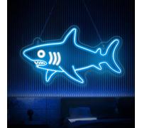 ANTREATU Shark Light 10-Level Dimmable Shark LED Light USB Powered - Shark Gifts for Boys Girls, Decorations for Bedroom, Living Room and Game Room
