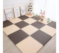 Antrect Foam Play Mat Soft Foam Mats For Kids 18PCS 30x30x1,2cm Waterproof Baby Play Mat Multi Colour Puzzle Play Mats Interlocking Floor Tiles Non-slip Play Mats For Floor Thick Exercise Mats