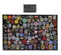 Antrix 45x30" Tactical Moral Patch Holder Patch Panel Patch Wall Display Board Patch Hang Display Poster Frame Patch Hang to Wall Board Panel for Showing Hook and Loop Emblems Patches