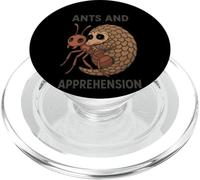 Ants and Apprehension Funny Pangolin Graphic PopSockets PopGrip for MagSafe