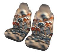 Ants At Work Print Auto Seats Protectors Set Of 2 Adjustable Seat Covers Car Front Washable Auto Seats Cover For Suv Trucks Sedan