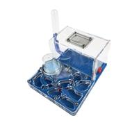 Ants Farm Ant Farm Acrylic Castle Breeding Hydrating Nest Science Observation DIY Kit Ant House(Blue)