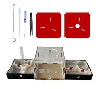 Ants FootstepsFarm Castle Ant Habitat Science Learning Kit With Water Tower, Nurturing Room and Multi-Angle Observing Tools(2)