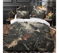 Ants in Nature Quilt Cover 3D Design Printed Super Soft 3 Pcs Bedding Set Zipper Forest Wildlife Photography Duvet Cover Ultra Soft Durable for Kids Adults Women Teens Youth Boys Single（135x200cm）
