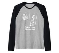 Ants in Your Pants Idiom Kids and Teachers Idioms Raglan Baseball Tee