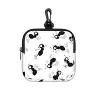 Ants Insects, Square Zipper Storage Bag, Neoprene Coin Purse, Small Wallets, Change Pouch, Change Purse