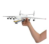 ANTSIR Antonov An-225 1/200 Scale Resin Aircraft Model Toy - 17 inch Ukraine Painted Mriya Transporter Display Model Plane for Collection