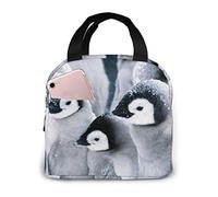 antspuent A Group of Penguins Lunch Bag for Women Girls Kids Insulated Picnic Pouch Thermal Cooler Tote Bento Large Meal Prep Cute Bag Big Leakproof Soft Bags for Lunch Box, Camping, Travel, Fishing