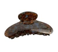 ANTTK Large Acetate Jaw Hair Clip Floral Polka Dot Plaid Pattern Mustard Grey Caramel Brown Claw Clip For Women Thick Hair Effortless Updo French Style Hair Accessory